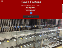 Tablet Screenshot of davesfirearms.com